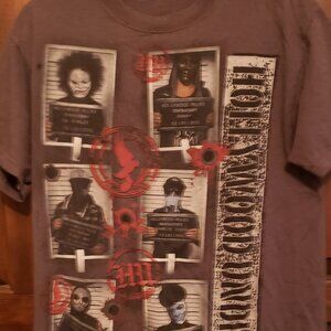 Delta Magnum Weight ladies band T-Shirt sz. M Hollywood Dead; gently used; gray